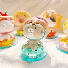 Decor Mèo đội bánh kẹo Summer Cat