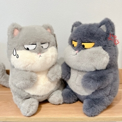 Gấu bông mèo lườm mắt liếc