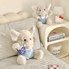 Gấu bông voi xám mặc yếm 32cm