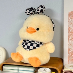 Gấu bông vịt vàng buộc nơ 40cm