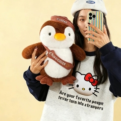 Gấu bông chim cánh cụt nâu 30cm