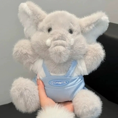 Gấu bông voi xám mặc yếm 32cm