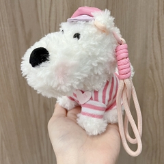 Móc khoá cún trắng Puppy iu