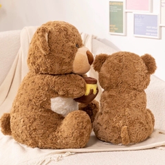 Gấu nâu HoneyBear ôm hũ mật