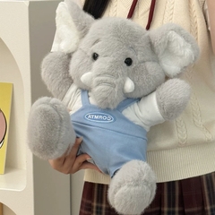 Gấu bông voi xám mặc yếm 32cm