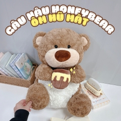 Gấu nâu HoneyBear ôm hũ mật