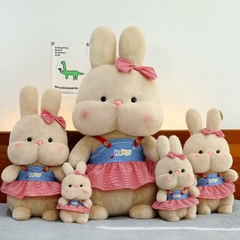 Gấu bông thỏ váy Happy