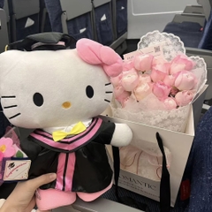 Hello Kitty tốt nghiệp 30cm