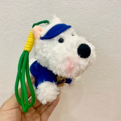 Móc khoá cún trắng Puppy iu