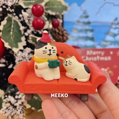 Decor Mèo ngồi ghế Boxy Cat
