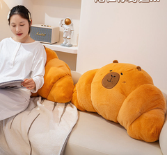 Gối ôm bánh bánh sừng bò Capybara 90cm