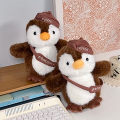 Gấu bông chim cánh cụt nâu 30cm