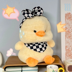 Gấu bông vịt vàng buộc nơ 40cm