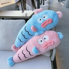 Gối ôm cá mặt hề