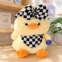 Gấu bông vịt vàng buộc nơ 40cm