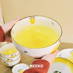 Set bát đĩa gốm Echi cao cấp