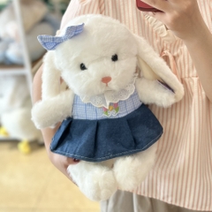Gấu bông thỏ váy bò