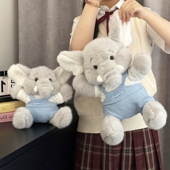 Gấu bông voi xám mặc yếm 32cm