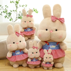 Gấu bông thỏ váy Happy