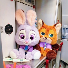 Gấu bông Nick & Judy trong Zootopia 2