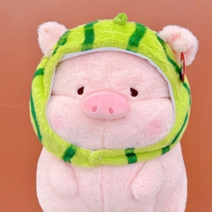 Heo bông đội mũ dưa hấu