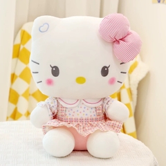 Gấu bông Hello Kitty váy hồng