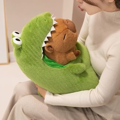 Gấu bông Capybara cá sấu