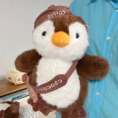 Gấu bông chim cánh cụt nâu 30cm