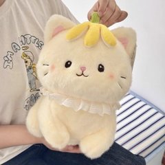 Gấu bông mèo mũ chuối