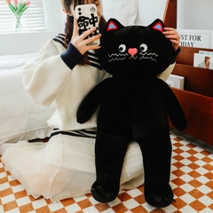 Gấu bông mèo râu xoăn Black Pink Cat