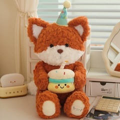 Gấu bông ôm bánh sinh nhật Bear Cake