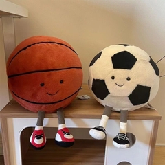 Gấu bông quả bóng đá tròn tròn 35cm