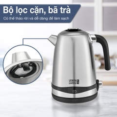 Ấm siêu tốc inox bình siêu tốc inox LEBENLANG LBE2662