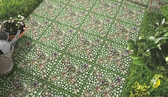 Gạch lát sân vườn Đồng tâm 40x40 4040GREENERY004