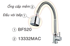 Đầu vòi bếp Caesar BF520