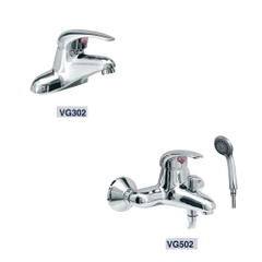 Vòi chậu + sen tắm đồng bộ Viglacera VG302-VG502
