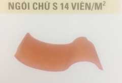 Ngói chữ S 14 viên/m2 Viglacera Hạ Long