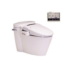Bàn cầu 1 khối nắp rửa điện tử Cotto C100417(CV)