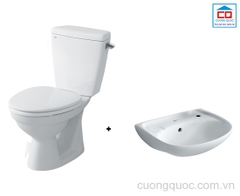 Combo bồn cầu Inax C-117VA+L-280V
