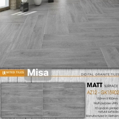 Gạch thẻ vân gỗ 15x90 lát nền Arizona AZ12-GM15902