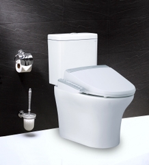 Bàn cầu nắp điện tử Caesar CD1341+TAF200H