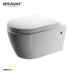 Bồn cầu âm tường xả mưa Bravat C2190UW-A-ENG