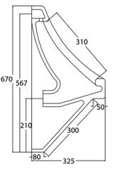 Tiểu nam treo tường Viglacera T50