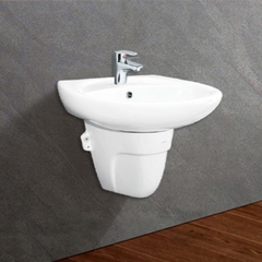Chậu rửa mặt lavabo treo tường Viglacera BS409