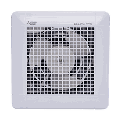 Quạt thông gió âm trần không nối ông gió Mitsubishi EX-15SCT