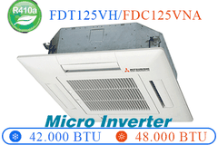 FDT125VH/FDC125VNA - điều hòa âm trần 2 chiều Inverter - 45.000 Btu