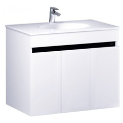 Bộ Tủ Lavabo Caesar LF5026 + EH15026AV Màu Xám Treo Tường