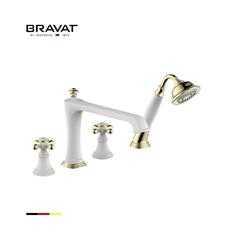 Bộ vòi sen tắm gắn bồn cao cấp Bravat F55193NP-BAF-ENG
