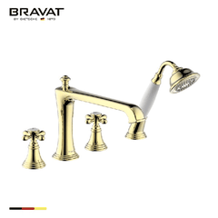 Vòi xả bồn kèm sen tắm cao cấp Bravat F551199BAF-ENG