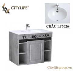 Bộ tủ EH05026ASV + chậu LF5026 Caesar